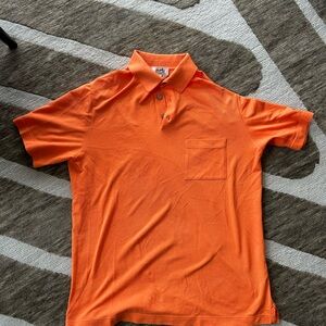 H embroidered buttoned polo shirt